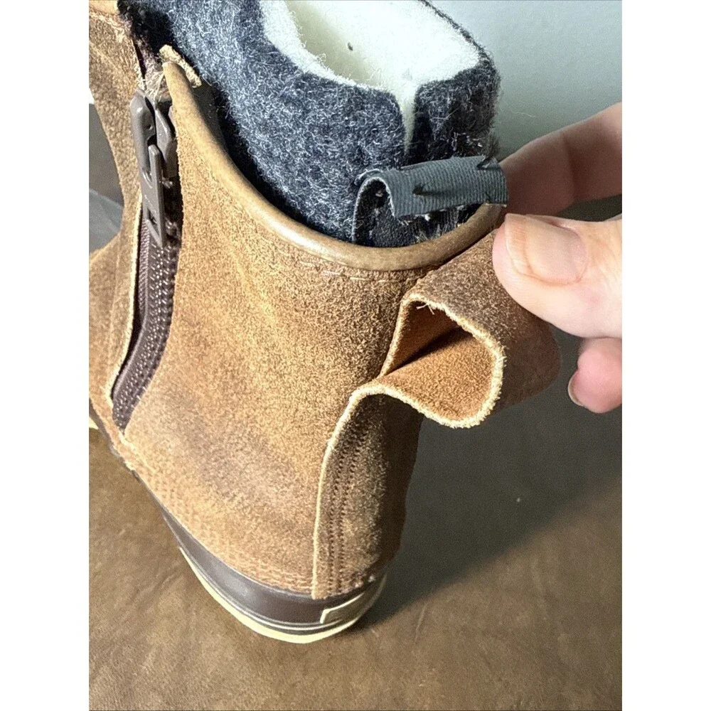 Vintage Sorel Men’s Boots Blackfoot Sz 10 Canada Made w/ Wool Blend Liners
